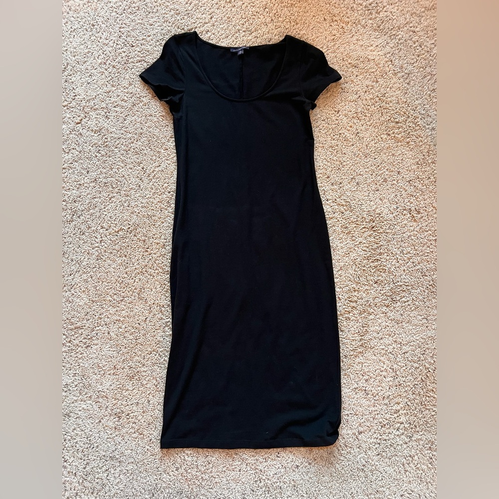 American Eagle Outfitters Black Midi Dress